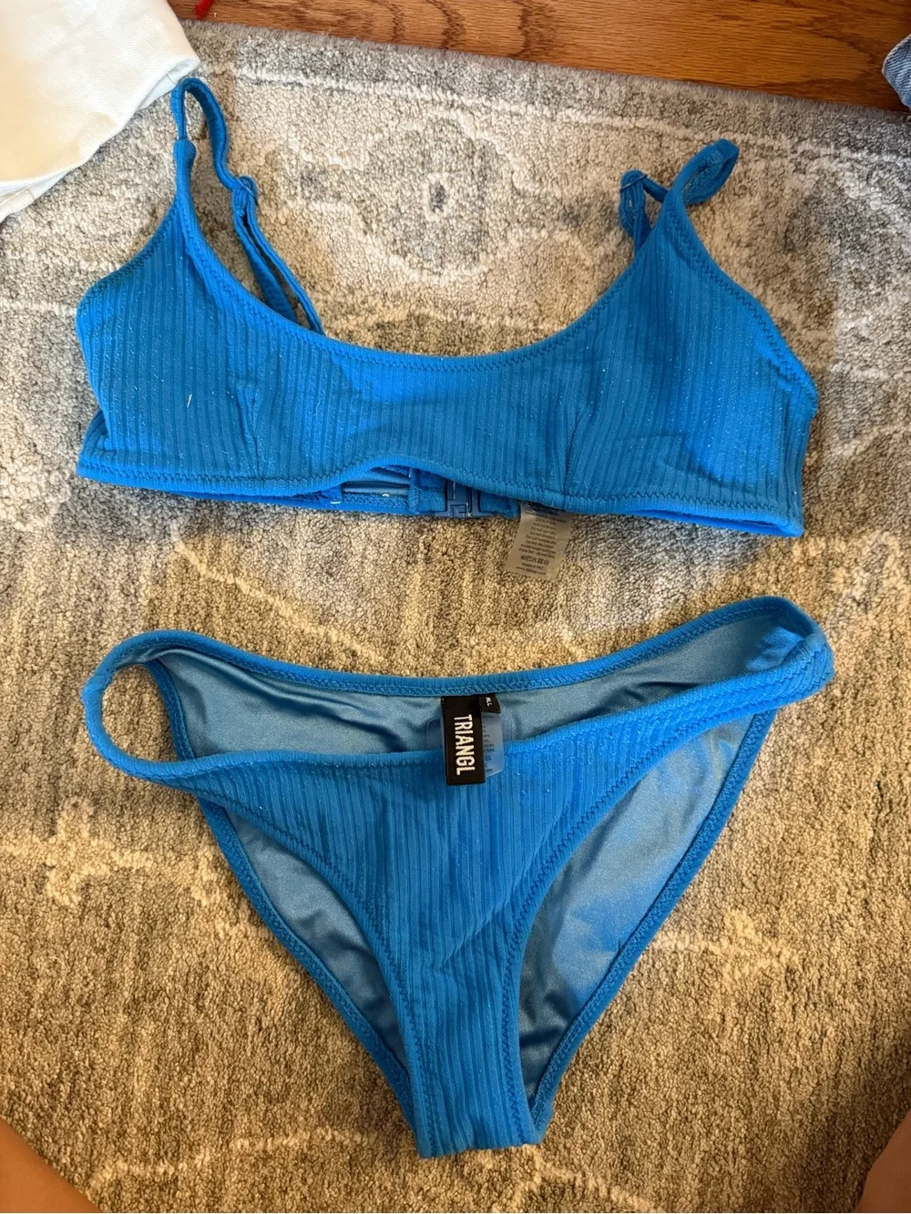 triangl swimwear Electric Blue Scoop Bikini Set